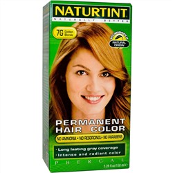 Naturtint, Стойкая краска для волос, 7G, золотой блонд, 5,28 жидких унций (150 мл)
