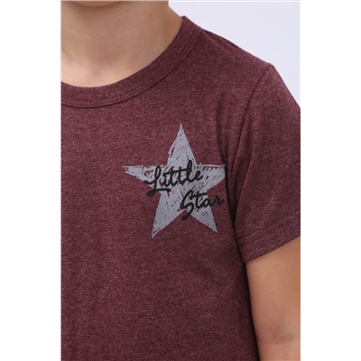 Детская футболка Маленькая звезда бордо арт. ФУ/М-звезда-бордо НАТАЛИ #876151