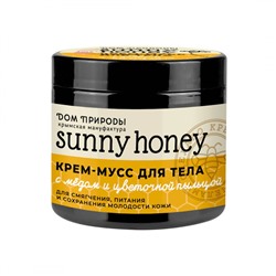 Крем-мусс для тела Мёд и цветочная пыльца Смягчение Sunny honey