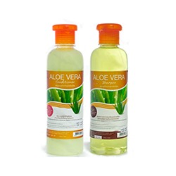 Набор из шампуня и кондиционера для волос "Алоэ вера"от Banna 360мл+360мл / Banna Shampoo+Conditioner Aloe vera set 360ml+360 ml