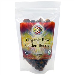 Earth Circle Organics, Сырые Органические Золотые Ягоды, 8 унций (226,7 г)