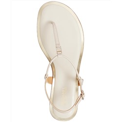MICHAEL Michael Kors Fanning Thong Sandals Размер 9,5, Цвет Light Cream
