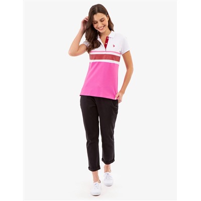 TRI COLORBLOCK POLO SHIRT