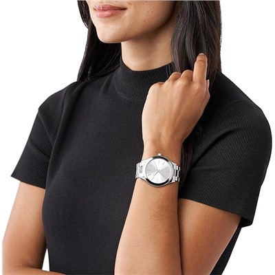 Visit the Michael Kors Store Michael Kors Slim Runway Women's Watch, Stainless Steel Bracelet Watch for Women