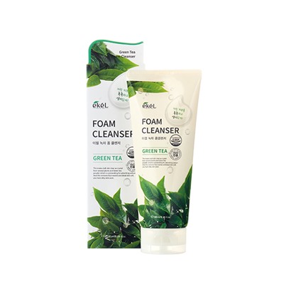 EKEL Foam Cleanser Green Tea Пенка для умывания с экстрактом зеленого чая 180 мл