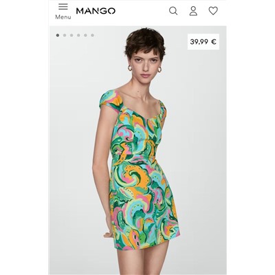 Женское платье  ✅Mang*o  Цена на официальном сайте 40€, модель 2024 года!