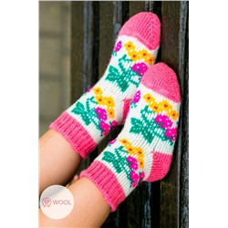 Бабушкины носки, Носки для девочки шерстяные Бабушкины носки