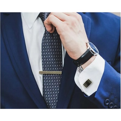 Набор Зажим для галстука и запонки F46679907360