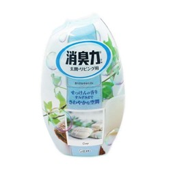 ST Shoushuuriki Ароматизатор жидкий для помещений c ароматом свежести и мыла 400мл
