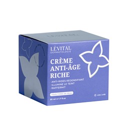 [LEVITAL] Крем для зрелой кожи лица всех типов ГЛОБАЛЬНЫЙ АНТИВОЗРАСТНОЙ ЭФФЕКТ Crème Anti-Âge Riche, 50 мл