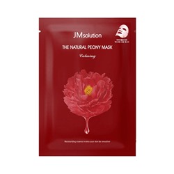 [JMSOLUTION] Маска для лица тканевая ЭКСТРАКТ ПИОНА успокаивающая The Natural Peony Mask Calming, 30 мл