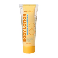 [SOLOMEYA] Лосьон для тела двойной АРБУЗ И МАНГО Dual-Phase Body Lotion Watermelon&Mango, 200 мл