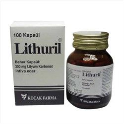 LITHURIL 300 mg 100 kapsül