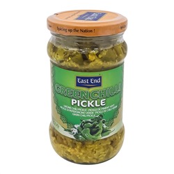 EAST END Green chili pickles Пикули зеленого чили 300г