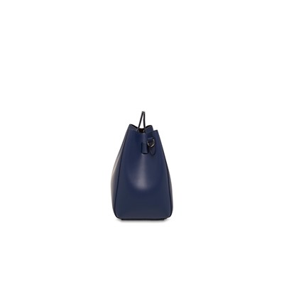 Bolso de piel y neceser Jane Azul marino