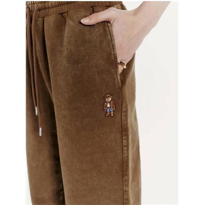 Teeni*e Weeni*e 🐻 высококачественная реплика ✅  повседневные спортивные брюки с потёртостями в стиле - ретро. Цена  на оф сайте выше 7 000