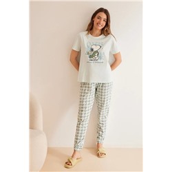 Pijama 100% algodón estampado Snoopy