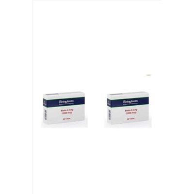 Dermoskin Medohbiotin 60 Tablet 2'li Paket Medobiotin 5 Mg TYC00131684207