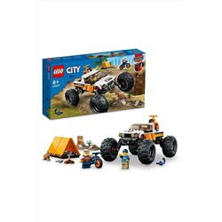 LEGO ® City 4x4 Arazi Aracı Maceraları 60387 - 6 Yaş ve Üzeri Çocuklar için Yapım Seti (252 Parça) 5702017416427