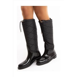 Fox Shoes Siyah Kadın Yağmur Çizmesi E476051504