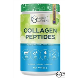 Natures Supreme Collagen Peptides Powder 600 gr. 12945
