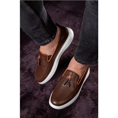 Ducavelli Fringe Hakiki Deri Erkek Günlük Ayakkabı, Loafer Ayakkabı, Hafif Ayakkabı, Yazlık Ayakkabı 8683249502591