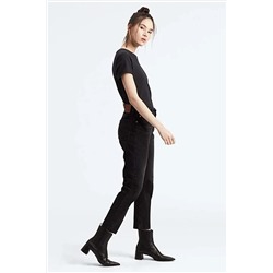 Levi's 501 Kadın Siyah Crop Jeans Kot Pantolon - 3620000850