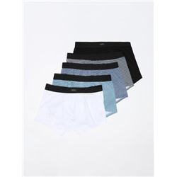 PACK OF 5 CONTRAST BOXER BRIEFS