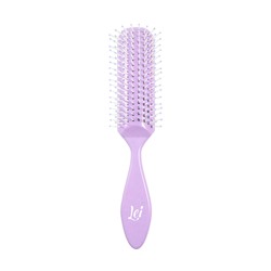 [LEI] Расчёска для волос пластиковая МАССАЖНАЯ серия 020 фиолетовая, 1 шт