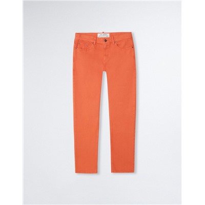 Denim Trousers, Men, Orange