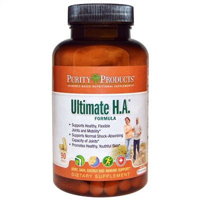 Purity Products, The Ultimate H.A. Formula, 90 капсул