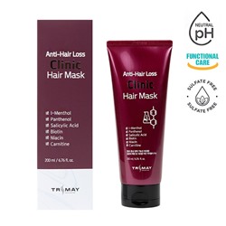 Anti-Hair Loss Clinic Hair Mask, Безсульфатная питательная маска против выпадения волос