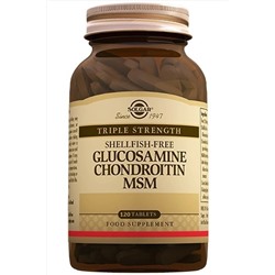 Solgar Glucosamine Chondroitin Msm 120 Tablet Kondroitin Skt:08-2024 hızlıgeldi1006