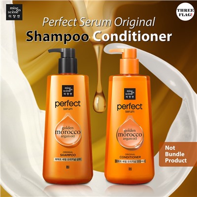 Питательный шампунь для поврежденных волос Mise en scene Perfect serum original shampoo 680 мл
