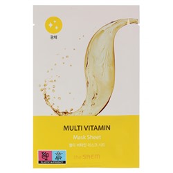 [THE SAEM] Маска для лица тканевая ВИТАМИННЫЙ КОМПЛЕКС Bio Solution Radiance Multi Vitamin Mask Sheet, 20 гр