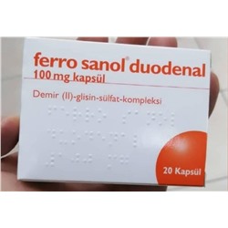 Ferro Sanol duodenal  препарат железа 100 мг 20 капсул