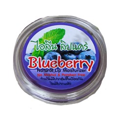 Бальзам для губ натуральный "Голубика" 10 мл / Natural Lip Balm Blueberry 10 ml
