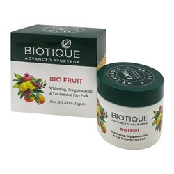 BIOTIQUE Bio fruit face pack Маска для лица "био фрукты" 75г
