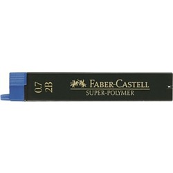 Грифели для механических карандашей 0.7 мм Faber-Castell TK® SUPERPOLYMER 2B 12 штук