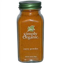Simply Organic, Порошок карри, 3 унции (85 г)