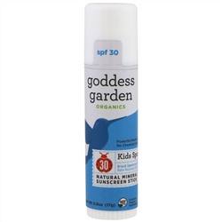 Goddess Garden, Organics, Natural Mineral Sunscreen Stick, Kids Sport, SPF 30, 0.6 oz (17 g)