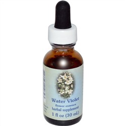 Flower Essence Services, Healing Herbs, Water Violet, Flower Essence, 1 fl oz (30 ml)