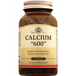 Solgar Calcium 600 Mg Oyster 60 Tablet (kalsiyum) hizligeldicomC600KMP2