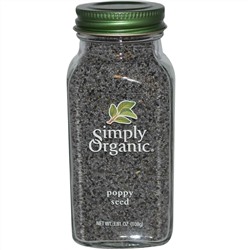 Simply Organic, Семена мака, 108 г