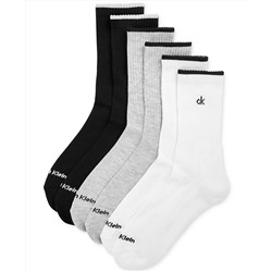 Calvin Klein Women's 6-Pk. Performance Crew Socks