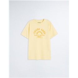 Print T-shirt, Men, Light Yellow