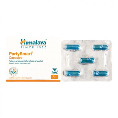 HIMALAYA PartySmart Патисмарт от симптомов похмелья 5кап