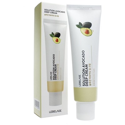 [LEBELAGE] Крем для лица ЭКСТРАКТ АВОКАДО питательный Solution Avocado Deep Cream, 50 мл