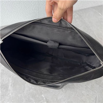 Мужская кожаная сумка-портфель для документов, ноутбука