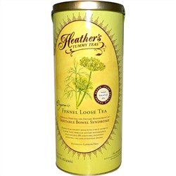 Heather's Tummy Care, Tummy Teas, рассыпной органический фенхелевый чай без кофеина, 453 г